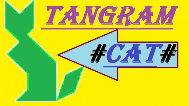 Tangram#cat# tout Tangram Chat