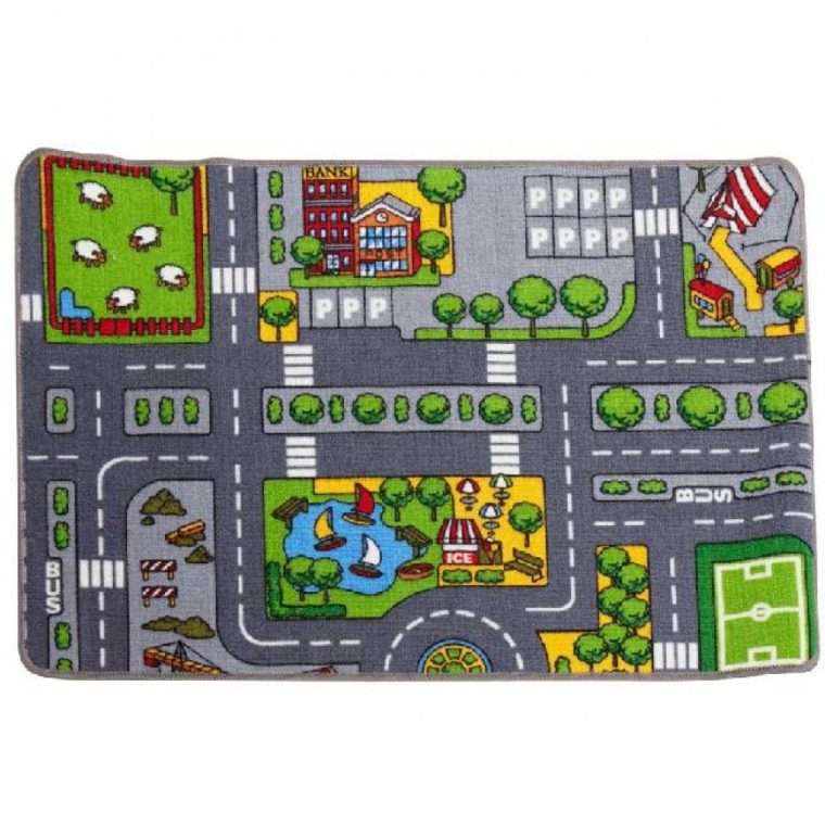 Tapis De Jeu Circuit Voiture avec Jeux De Grand Garçon