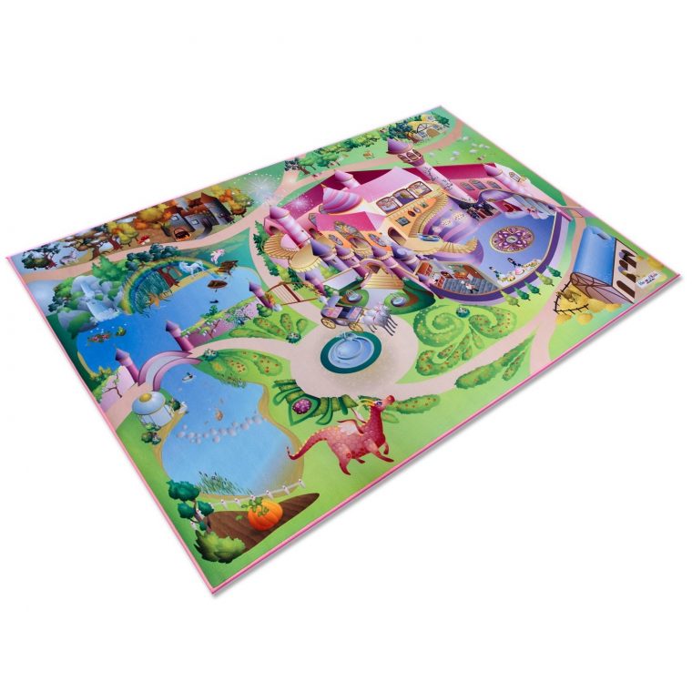 Tapis Enfant Fille | Grand Tapis De Jeu | Thématique Du Conte De Fée |  Prince Charmant Et Château De Princesse destiné Jeux De Grand Garçon