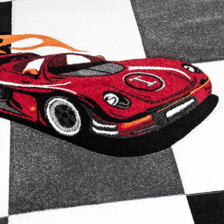 Tapis Tapis Chambre D'enfant Tapis De Jeux Voiture De Course destiné Jeux Course Enfant