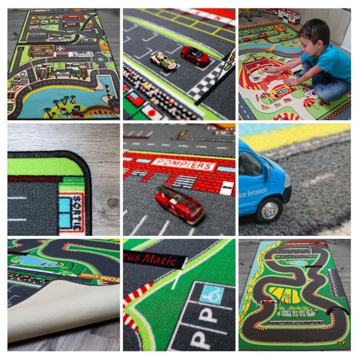 Tapitom, Tapis De Jeu Pour Enfant Grande Taille 130 X 200 concernant Jeux De Voiture Gratuit Pour Enfan