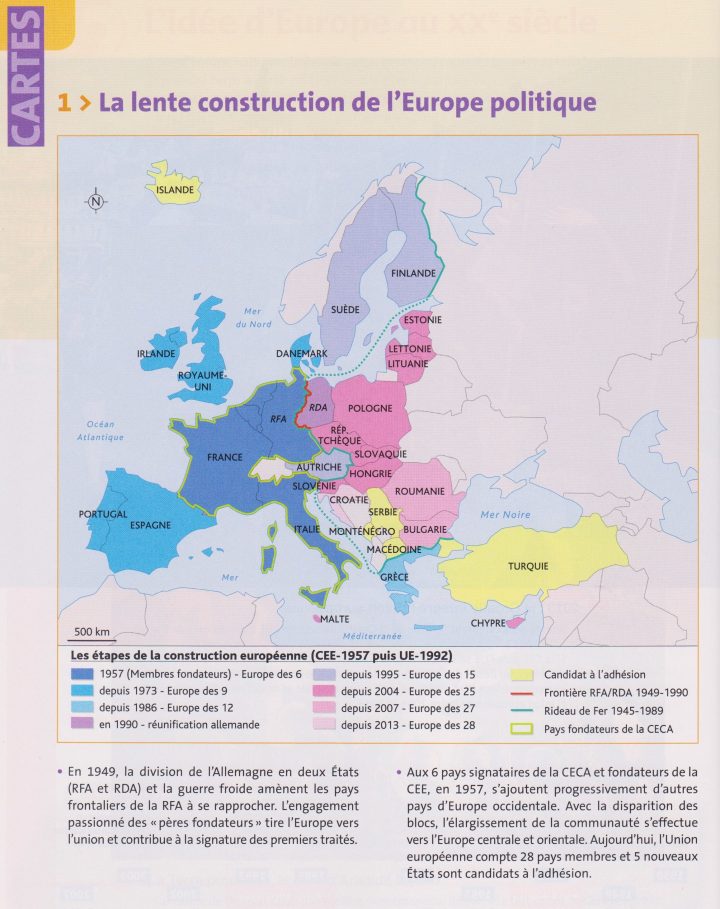 Tbacpro-H2 : La Lente Construction De L'europe Politique encequiconcerne Carte Construction Européenne