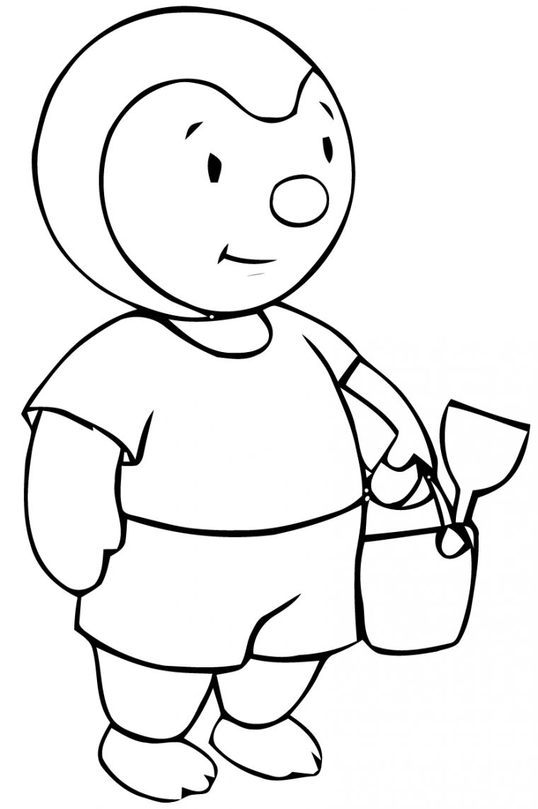 Tchoupi And Doudou #27 (Cartoons) – Printable Coloring Pages pour Coloriage De Tchoupi Et Doudou