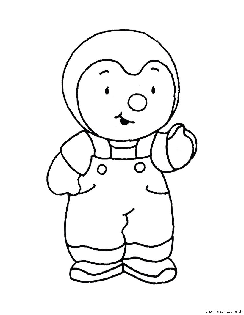 T'choupi Et Doudou #52 (Dessins Animés) – Coloriages À Imprimer pour Dessin De Doudou