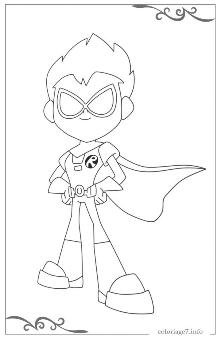 Teen Titans Go Jeux De Coloriage En Ligne concernant Dessin À Colorier En Ligne Gratuit