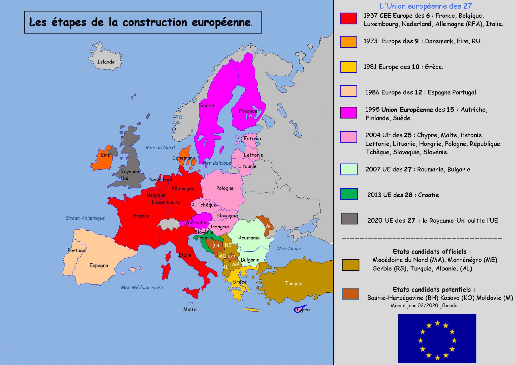 La Carte De L Union Européenne