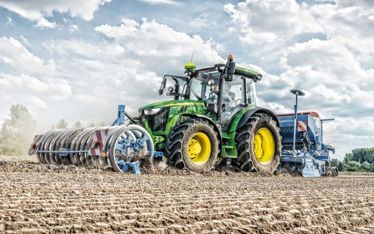 Télécharger Fonds D'écran John Deere 5125R, 5R, Série à Dessin Animé De Tracteur John Deere