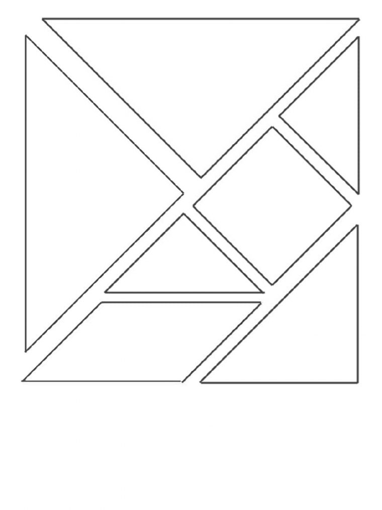 Télécopie Pleine Page Par Lolo – Tangram Découpe Pièces Pdf destiné Pièces Tangram