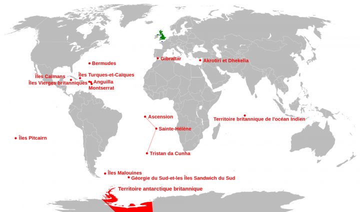 Territoire Britannique D'outre-Mer – Wikiwand pour Département D Outre Mer Carte