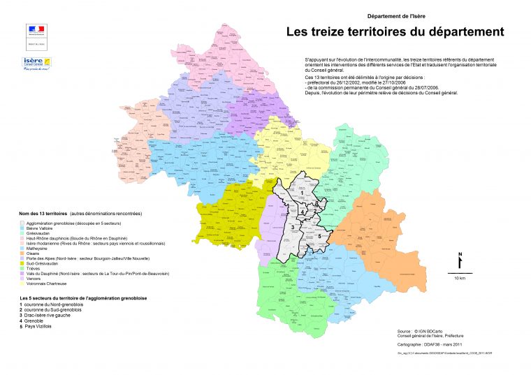 Territoires Du Département pour Département 13 Carte