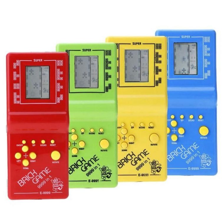 Tetris Jeu Poche Classique Lcd Électronique Brique Console avec Casse Brique Enfant