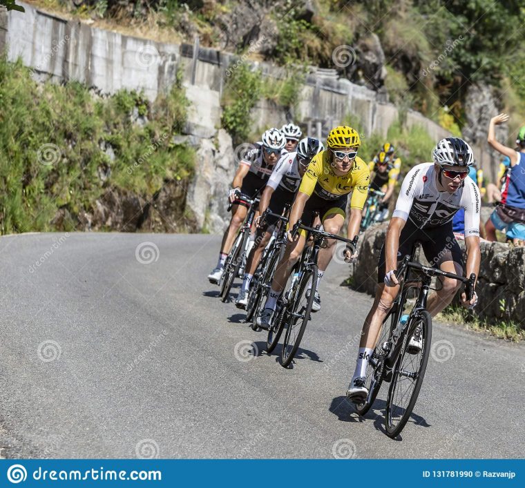 The Cyclist Chris Froome – Tour De France 2018 Editorial avec Region De France 2018