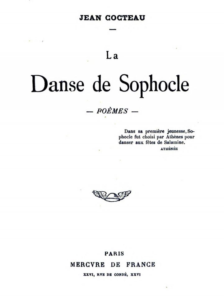 The Project Gutenberg Ebook Of La Danse De Sophocle: Poèmes tout Ivre Mots Fleches