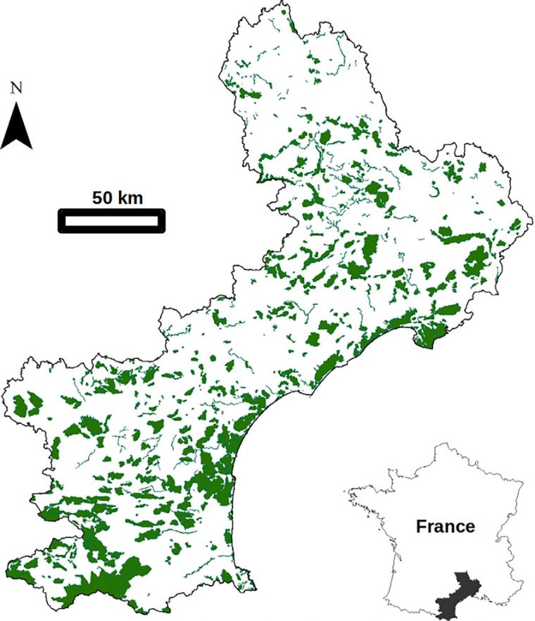 The Study Region (Languedoc Roussillon, France) And The serapportantà Liste Region De France