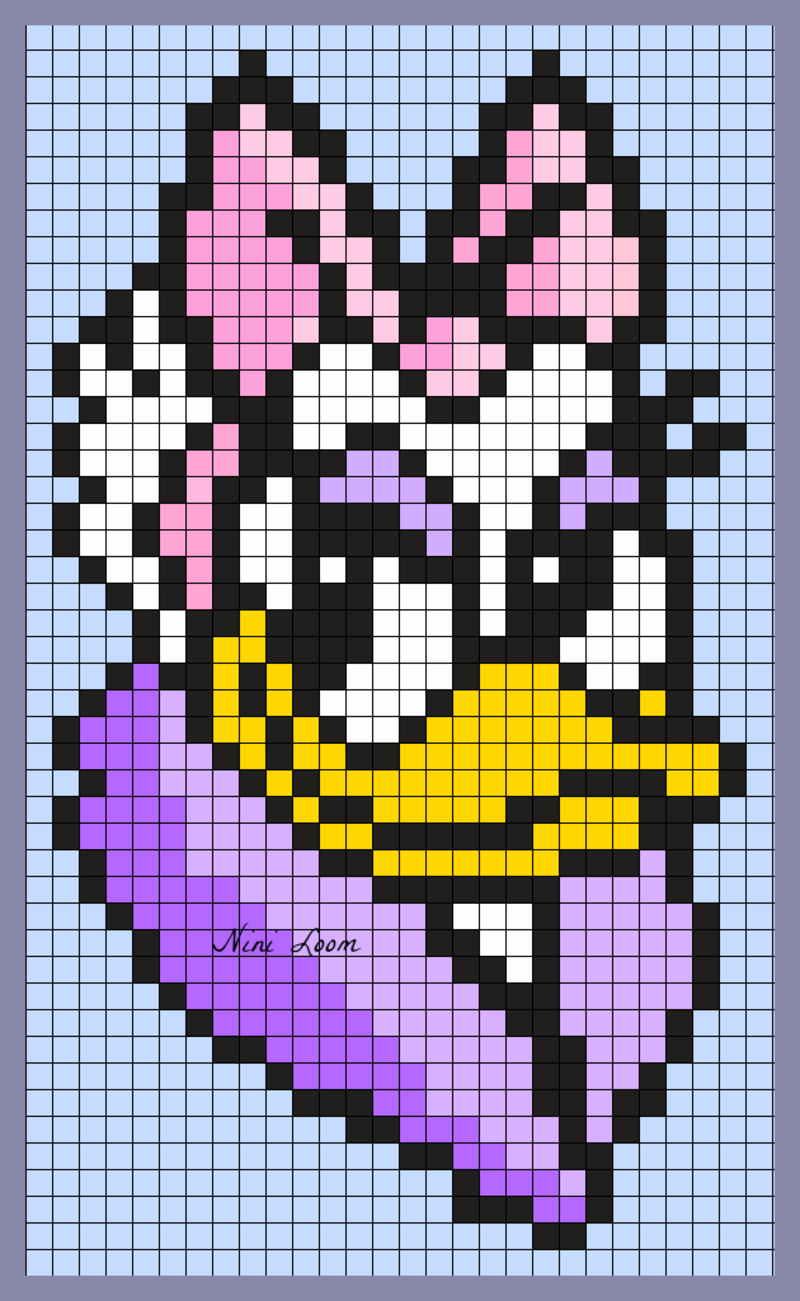 Theme Mickey Donald Et Cie intérieur Modele Dessin Pixel
