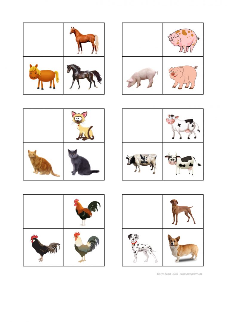 Tiles For The Farm Animal Sorting Game. Find The Belonging encequiconcerne Les Animaux Domestiques En Maternelle