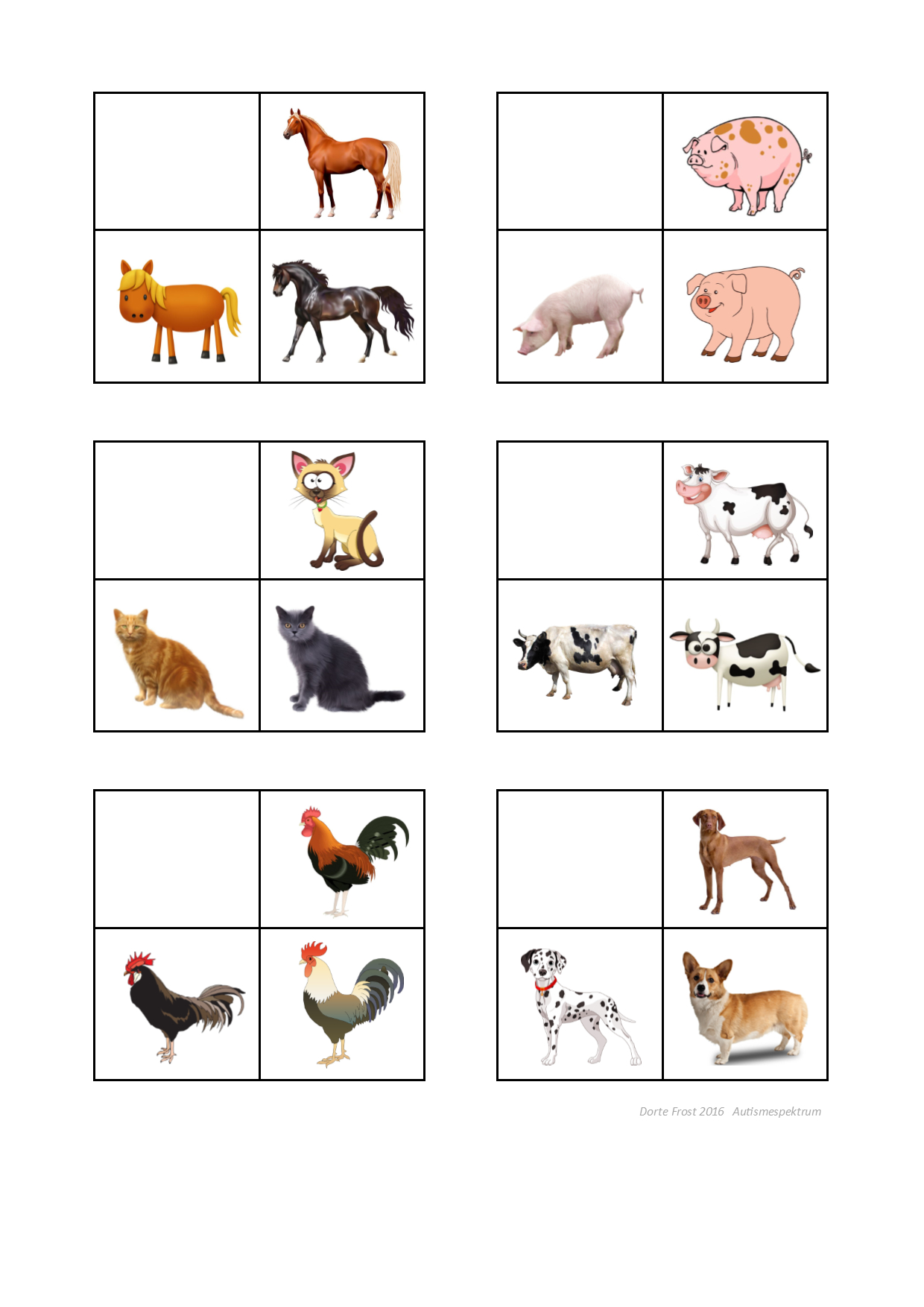 Tiles For The Farm Animal Sorting Game. Find The Belonging encequiconcerne Les Animaux Domestiques En Maternelle 