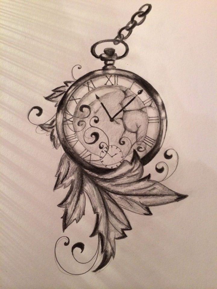 Time Is Run Away.. Made By Me | Horloge Dessin, Uage intérieur Dessin D Horloge