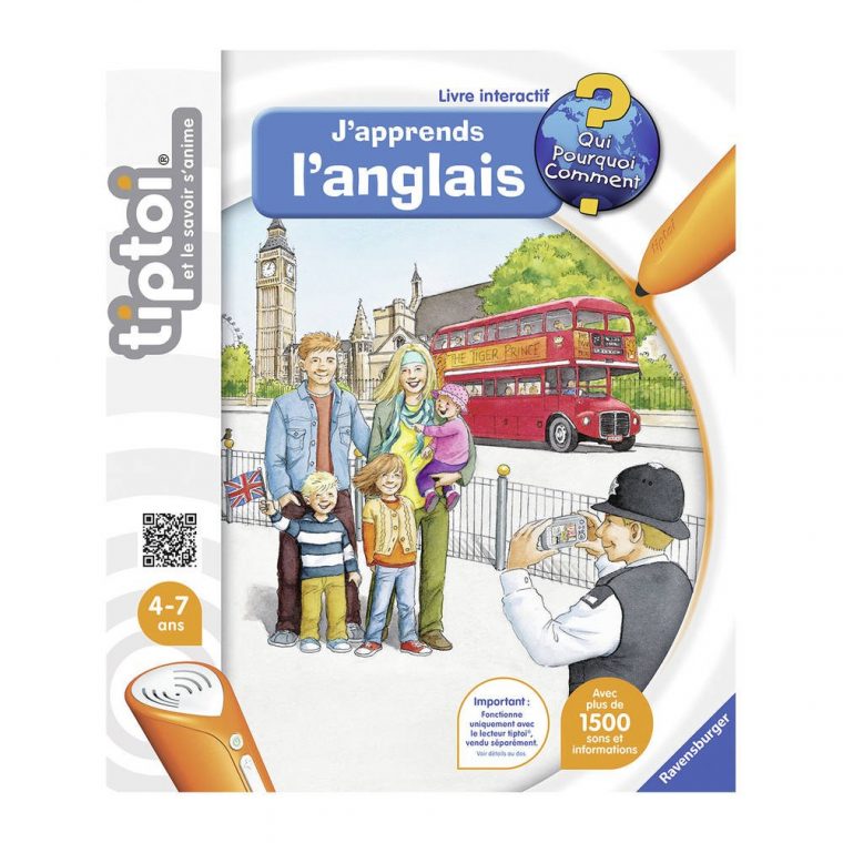 Tiptoi – J'apprends L'anglais intérieur Jeux Educatif 7 Ans