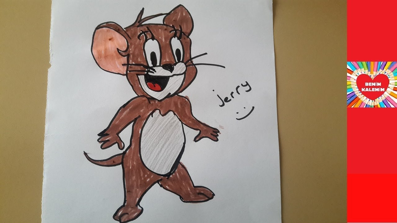Tom Ve Jerry-Jerry Çizimi-Colourıng And Drawing For Kids encequiconcerne Dessiner Titi