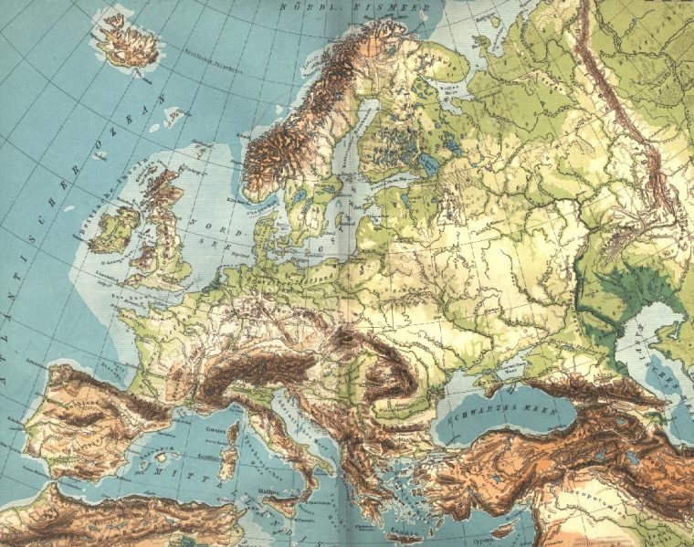 Tóng-Àn:europe Geographique Grande – Wikipedia destiné Carte Géographique De L Europe