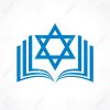 Torah En Ligne Ou Tanakh Logo Vectoriel. Ouvrir Le Livre Avec David Clipart  Étoile Icône. Logiciels Ou De L'application De Téléphone Éducatif Signe tout Logiciel Éducatif En Ligne