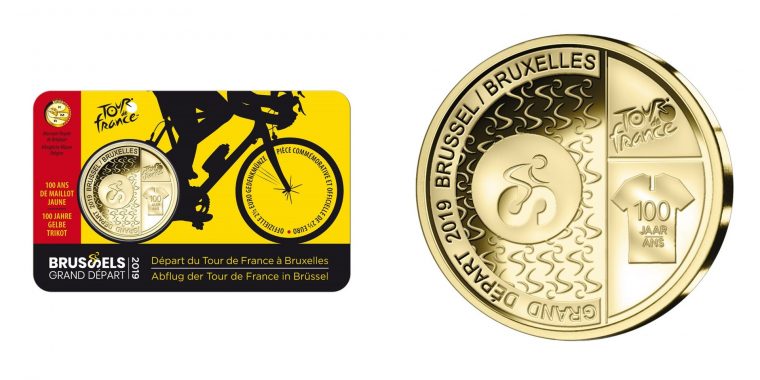 Tour De France 2019: Une Pièce De Monnaie De 2,5 € "grand pour Pièces Euros À Imprimer