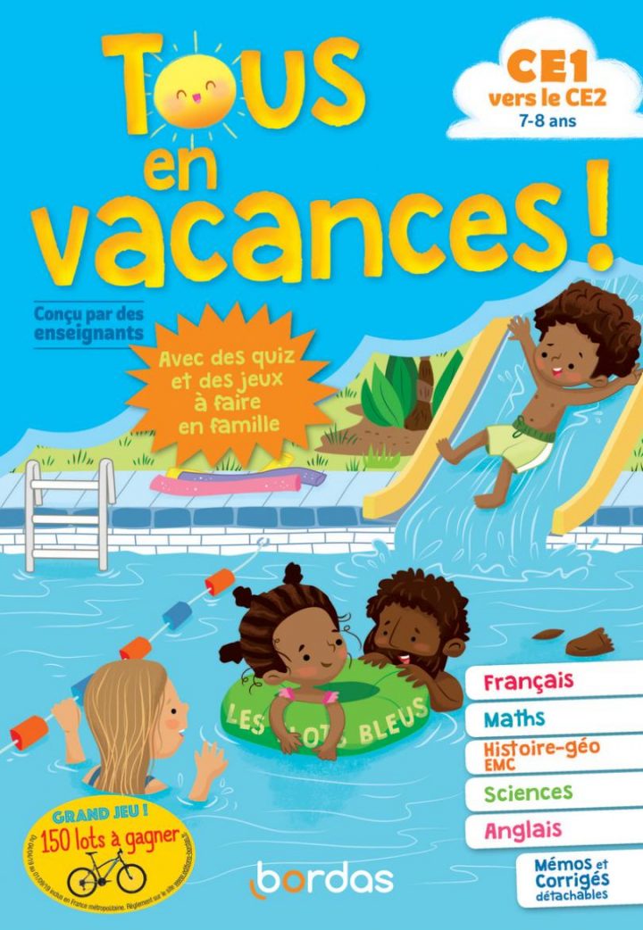 Tous En Vacances ! Du Ce1 Au Ce2 * Cahier D'activités/d pour Cahier De Vacances Gratuit A Imprimer 6Eme 5Eme