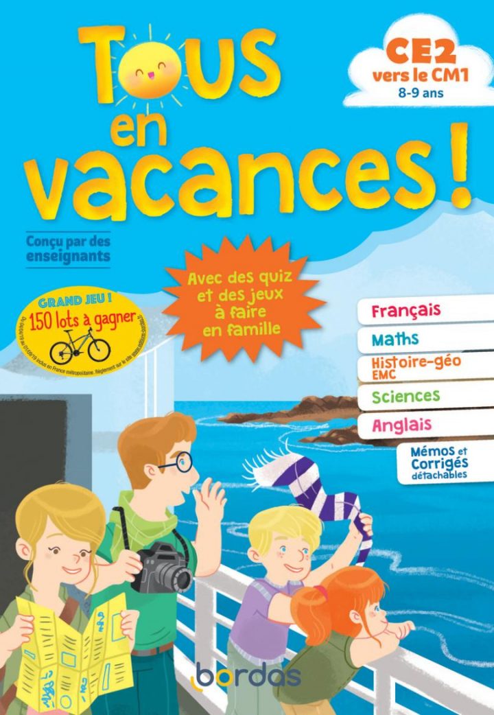 Tous En Vacances ! Du Ce2 Au Cm1 * Cahier D'activités/d concernant Cahier De Vacances À Imprimer