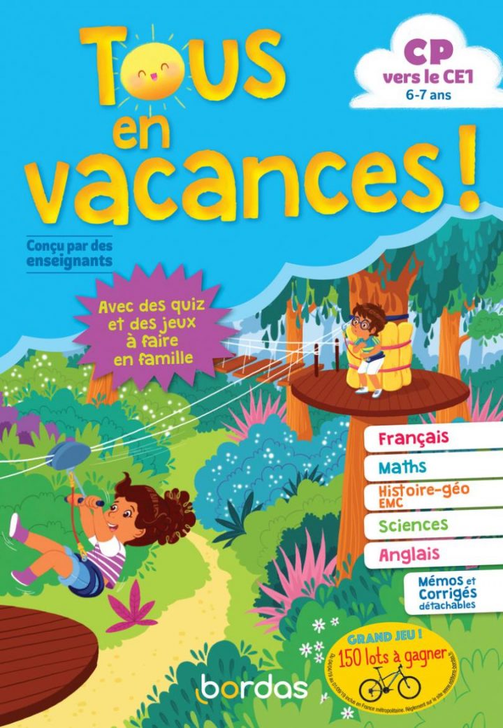 Tous En Vacances ! Du Cp Au Ce1 * Cahier D'activités/d serapportantà Cahier De Vacances À Imprimer