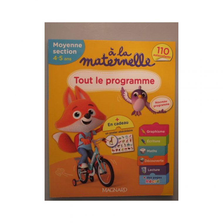 Tout Le Programme. A La Maternelle, Moyenne Section 4,5 Ans destiné Livre Graphisme Maternelle