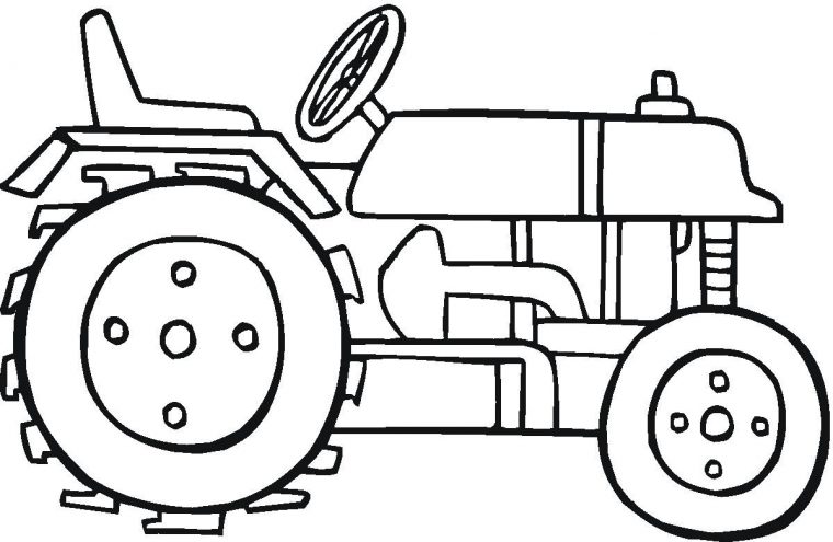 Tracteur : Coloriage De Tracteur Gratuit À Imprimer Et Colorier tout Dessin De Tracteur À Colorier