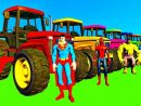 Tracteur Dessins Animés Pour Enfants &amp; Vidéo Avec Voitures encequiconcerne Dessin Animé De Tracteur John Deere