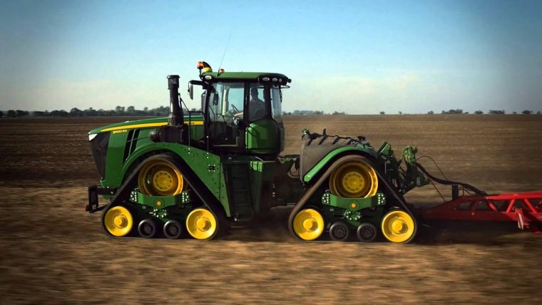 Tracteur John Deere 9Rx intérieur Image Tracteur John Deere