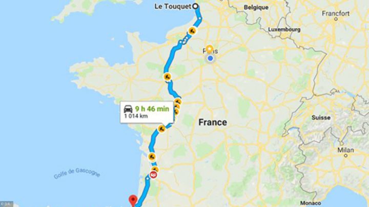 Trajet En Voiture: Préparer Votre Itinéraire Sur Internet destiné Petite Carte De France A Imprimer