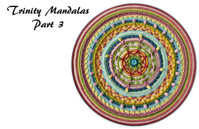 Trinity Mandalas Part 3 – Free Crochet Pattern | It's All In concernant Mandala Fée