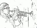 Trompette Coloriage - Kid.re destiné Trompette À Colorier