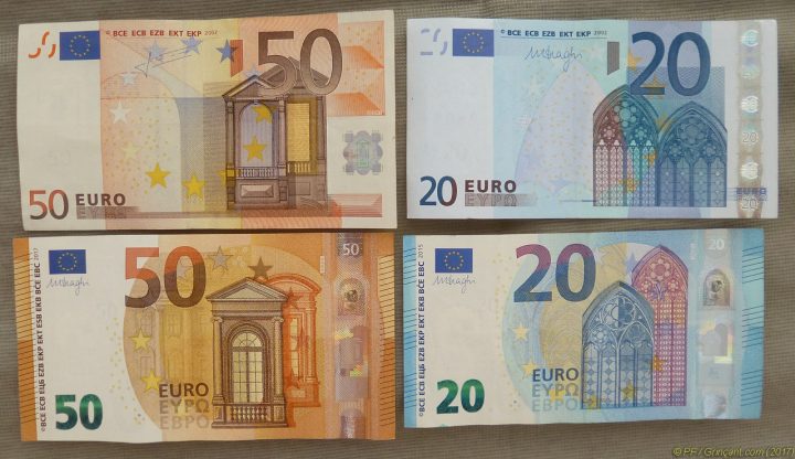 Tronches De Billets De Banque, Politiques Et Euros | Grinçant tout Billet De 50 Euros À Imprimer