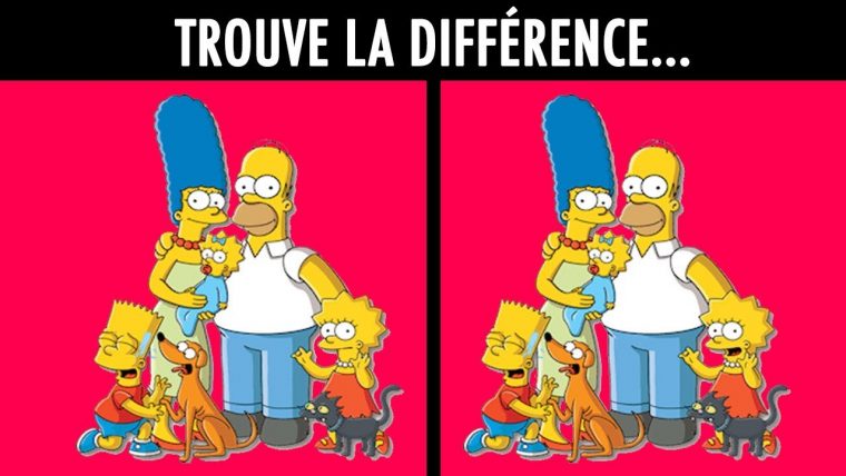 Trouve La Différence ! (Spécial Les Simpson) pour Trouver La Différence