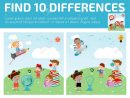 Trouver Des Différences, Jeux Pour Les Enfants, Trouver Des Différences,  Des Jeux De Cerveau, Les Enfants, Jeu Éducatif Pour Les Enfants D'âge à Jeux De Différence