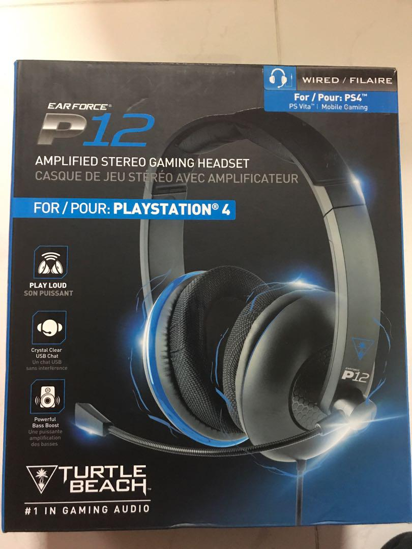 Turtle Beach Ear Force P12, Toys &amp;amp; Games, Video Gaming intérieur Jeu Force 4 