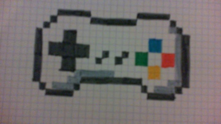 Tuto Comment Dessiner Une Manette De Jeux En Pixel Art intérieur Jeu De Coloriage Pixel