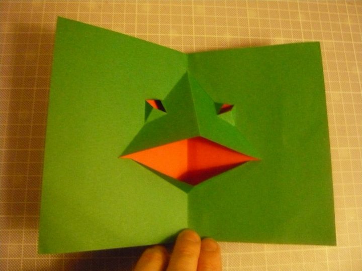 Tuto : Comment Faire Une Grenouille Pop Up Toute En serapportantà Decoupage Papier Facile