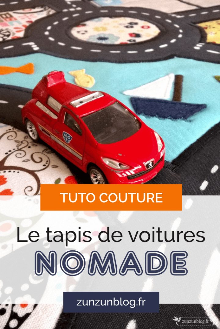 Tuto Couture : Le Tapis De Voitures Nomade encequiconcerne Jeux De Voiture Gratuit Pour Enfan