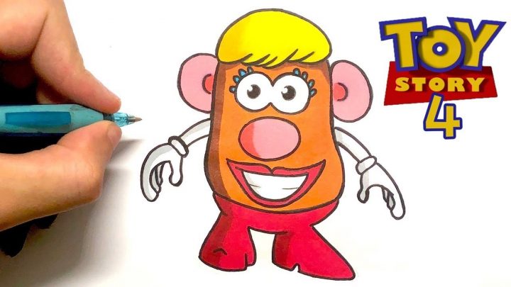 Tuto Dessin Mme Patate Toy Story 4 tout Mr Patate Coloriage