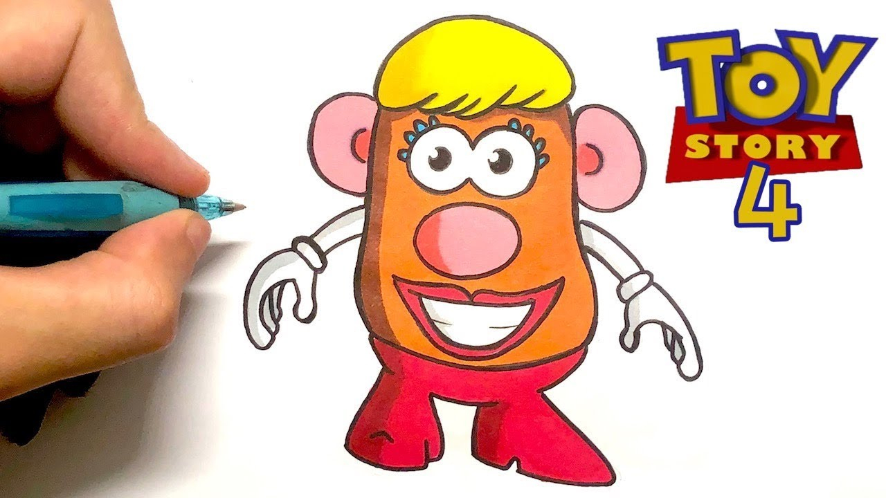 Tuto Dessin Mme Patate Toy Story 4 tout Mr Patate Coloriage 