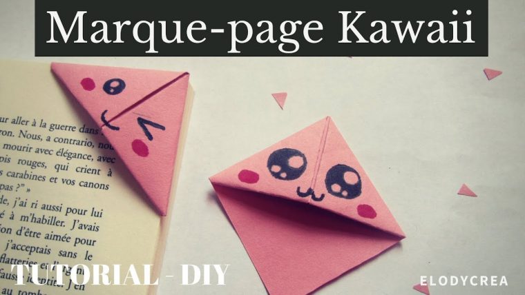 Tuto – Diy Marque-Page Kawaii – Facile tout Modele De Marque Page A Imprimer