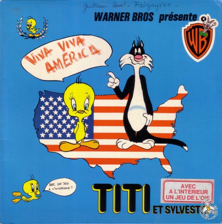 Tv Series And Cartoons Records Warner Bros Présente Titi Et avec Dessiner Titi