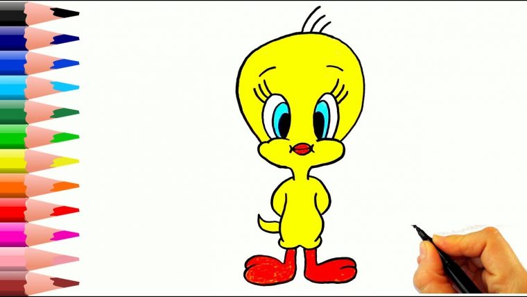 Tweety Nasıl Çizilir? – How To Draw Tweety Bird avec Dessiner Titi