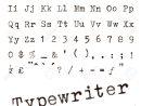 Typewriter Alphabet Macro Photographie De Lettres De Machine À Écrire Isolé  Sur Blanc intérieur Ecrire L Alphabet